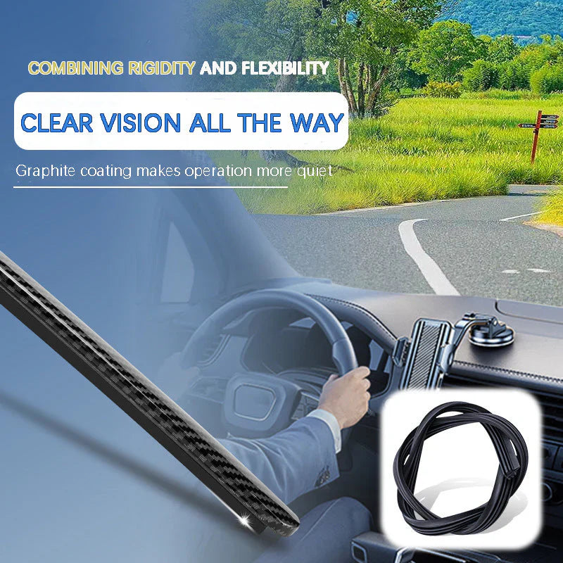 WindshieldWipers: Streak-Gratis Synlighed Holdbar Stille Nem Installation Vinduesviskere