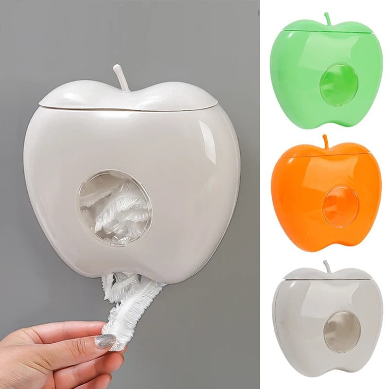 Globetrek° PlasticStorage 1+1 GRATIS (1 Eple Oppbevaringsdispenser + 100 Stykker Plastik Wraps GRATIS)