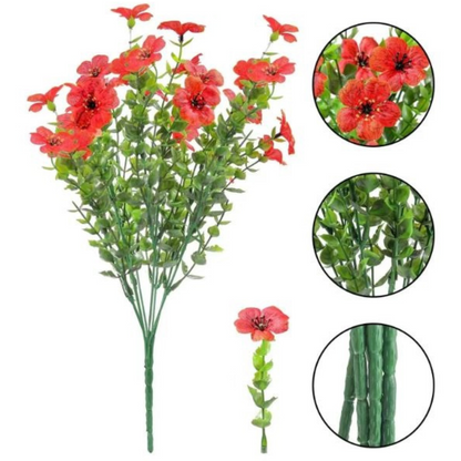 Globetrek° ArtificialFlowers 1+1 GRATIS: Utendørs og Innendørs Kunstige Blomster Planter