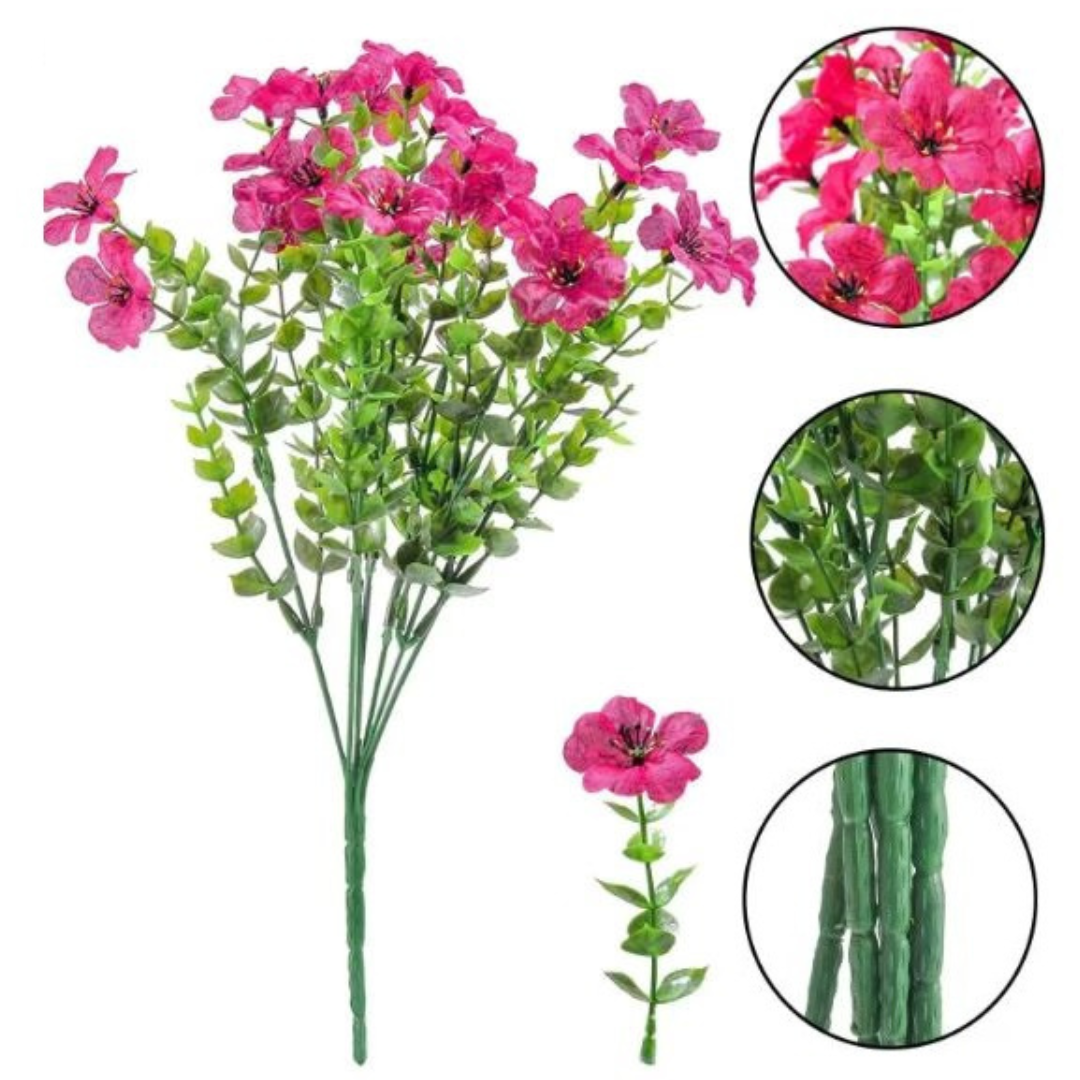Globetrek° ArtificialFlowers 1+1 GRATIS: Utendørs og Innendørs Kunstige Blomster Planter