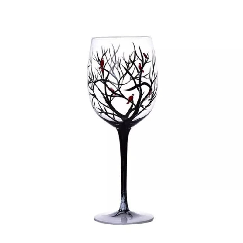 SeasonsGlass - Vinglass med fire årstiderstrær