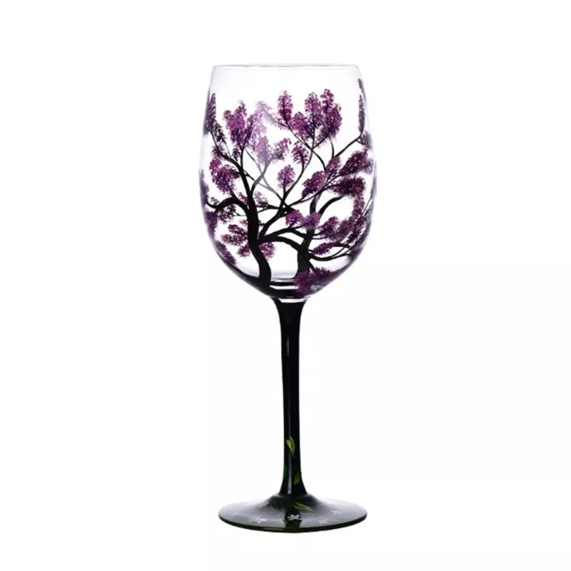 SeasonsGlass - Vinglass med fire årstiderstrær