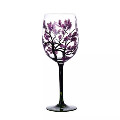 SeasonsGlass - Vinglass med fire årstiderstrær