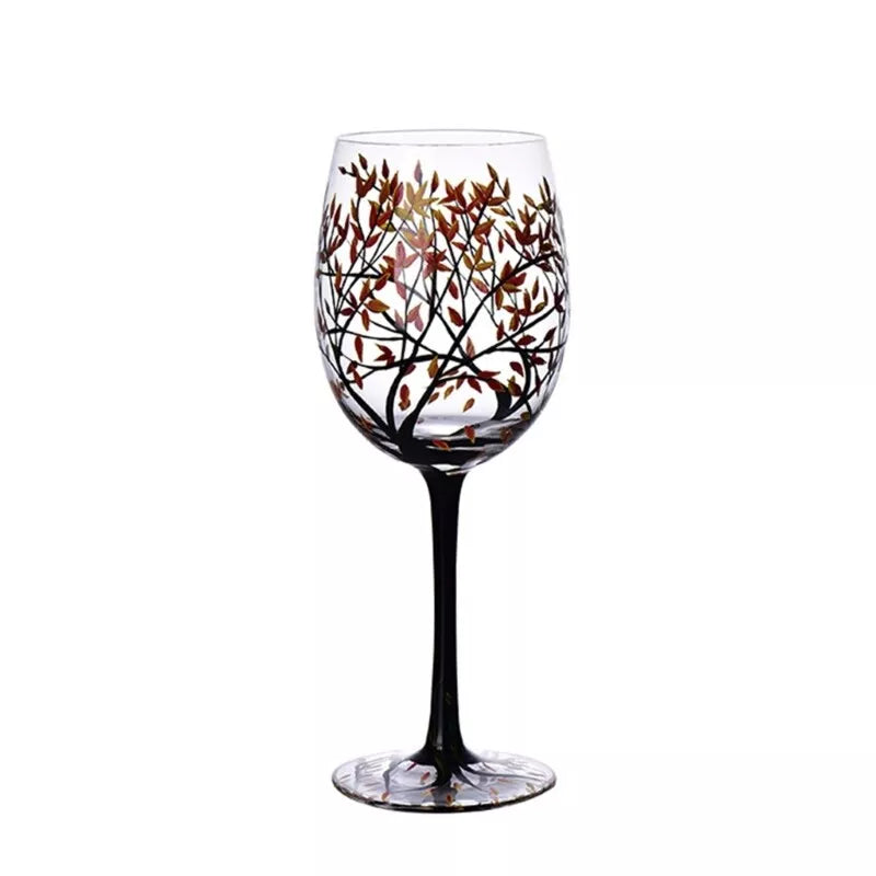 SeasonsGlass - Vinglass med fire årstiderstrær