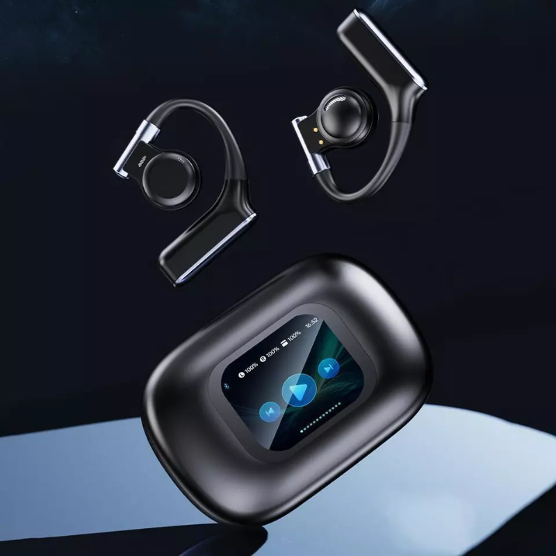 OpenEarbuds - Rask Kontroll Etui Trådløse Bluetooth Åpne Øretelefoner