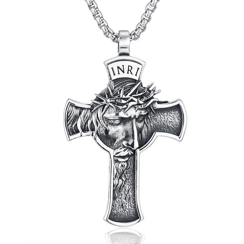 Jewelance™ CrossNecklace: INRI Kristent Kors Halskjede