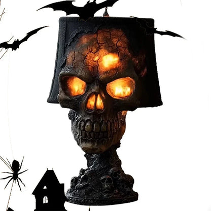 Ledsen™ SkullLamp: Gotisk Dekoration 3D Effekt Glød Dødningehoved Lampe