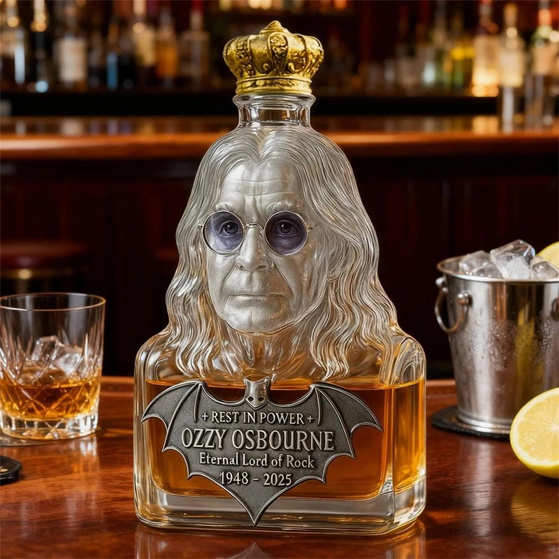 LiquorBottle™: Ozzy Osbourne Begrenset Utgave Hyllest Karaffel Spritflaske