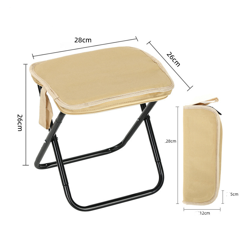 UltiFurni® PortableStool: Let-Foldet Ultra-Let Kompakt Bærbar Skammel