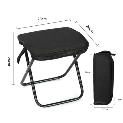 UltiFurni® PortableStool: Let-Foldet Ultra-Let Kompakt Bærbar Skammel
