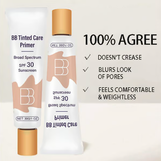 MoisturizerPrimer 1+1 GRATIS - Alt i ett BB-farget fuktighetskrem, primer og solkrem