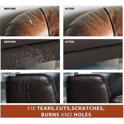 LeatherRepair 1+1 GRATIS: Multi-Overflade Restaurering Og Beskyttelse Læder Reparationssæt