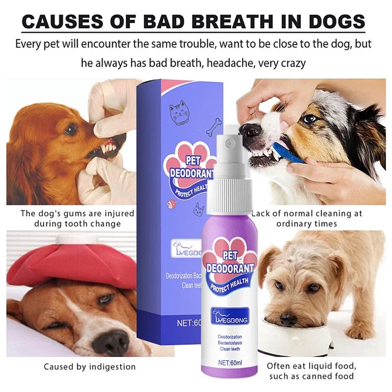 DogCatFri™ PetSpray: Kjæledyr Åndedrettsfrisker Spray