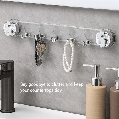 GlideHold® SuctionHooks 1+1 GRATIS: Nem Installation Tung-Pligt Vægmonterede Sugning Kroge
