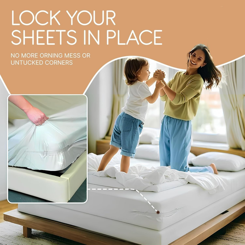 Globetrek° BedsheetHolder 1+1 GRATIS: Universel Easy-Fit Stærk Greb Sengetøjsholder