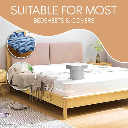 Globetrek° BedsheetHolder 1+1 GRATIS: Universel Easy-Fit Stærk Greb Sengetøjsholder
