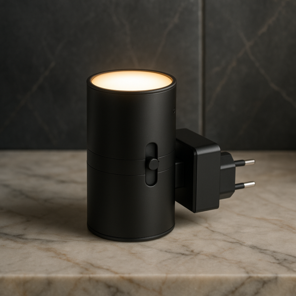 Ledsen™ NightLight: Moderne Bærbar Dimbar Plug-In Nattlys