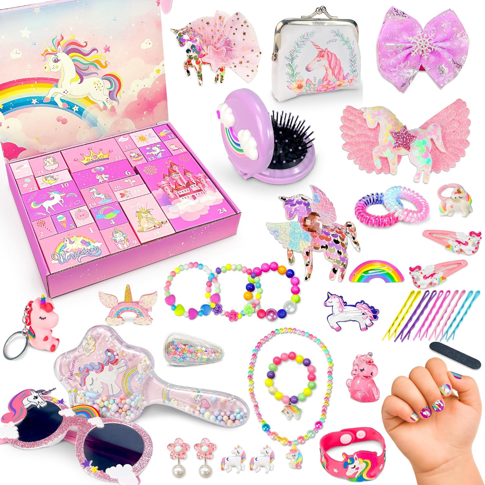 Kletshuts™ UnicornAdvent: Morsom Kreativ Jul Enhjørning Adventskalender