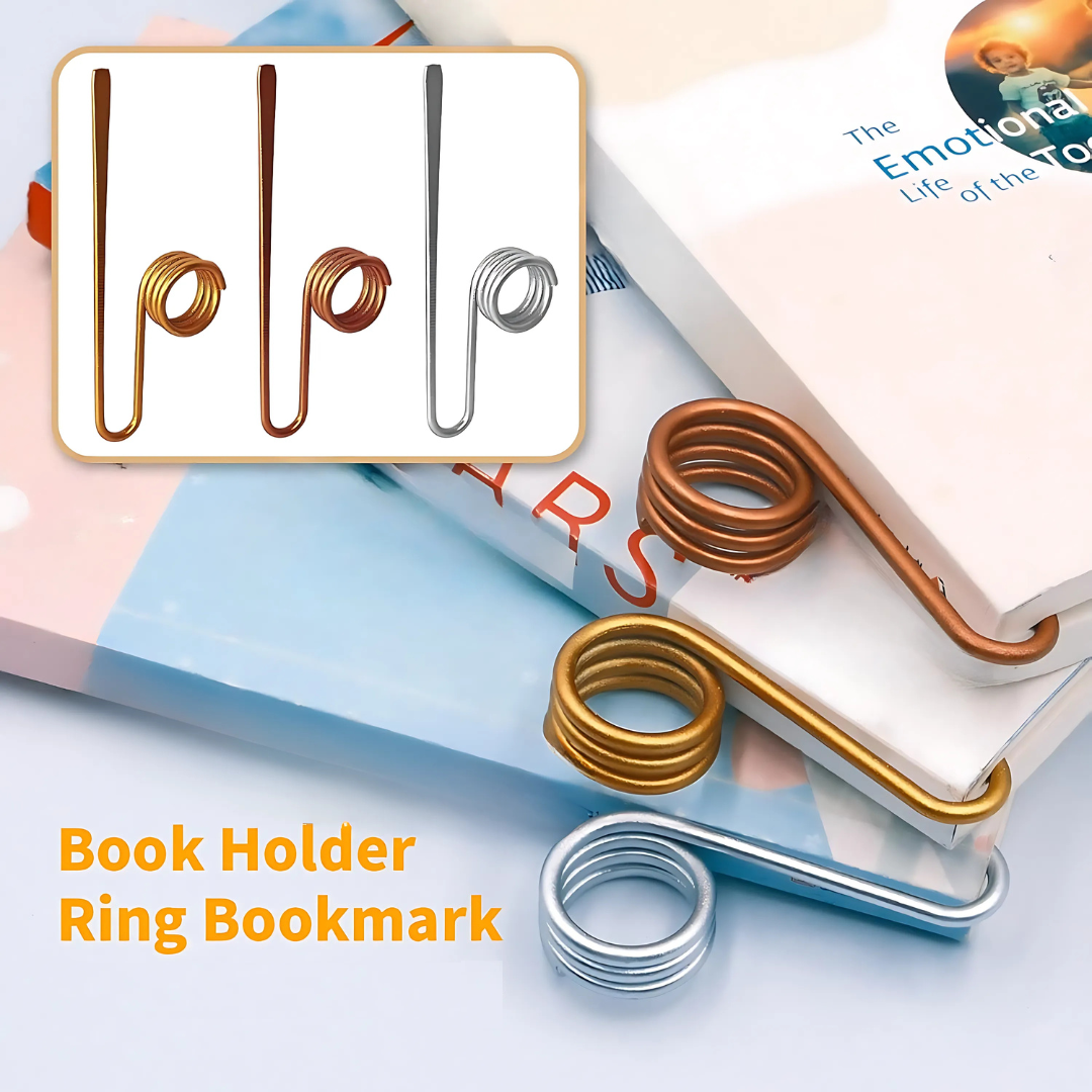 GlideHold® BookHolder: Sikkert grep Komfortabelt bokmerke og bokholder