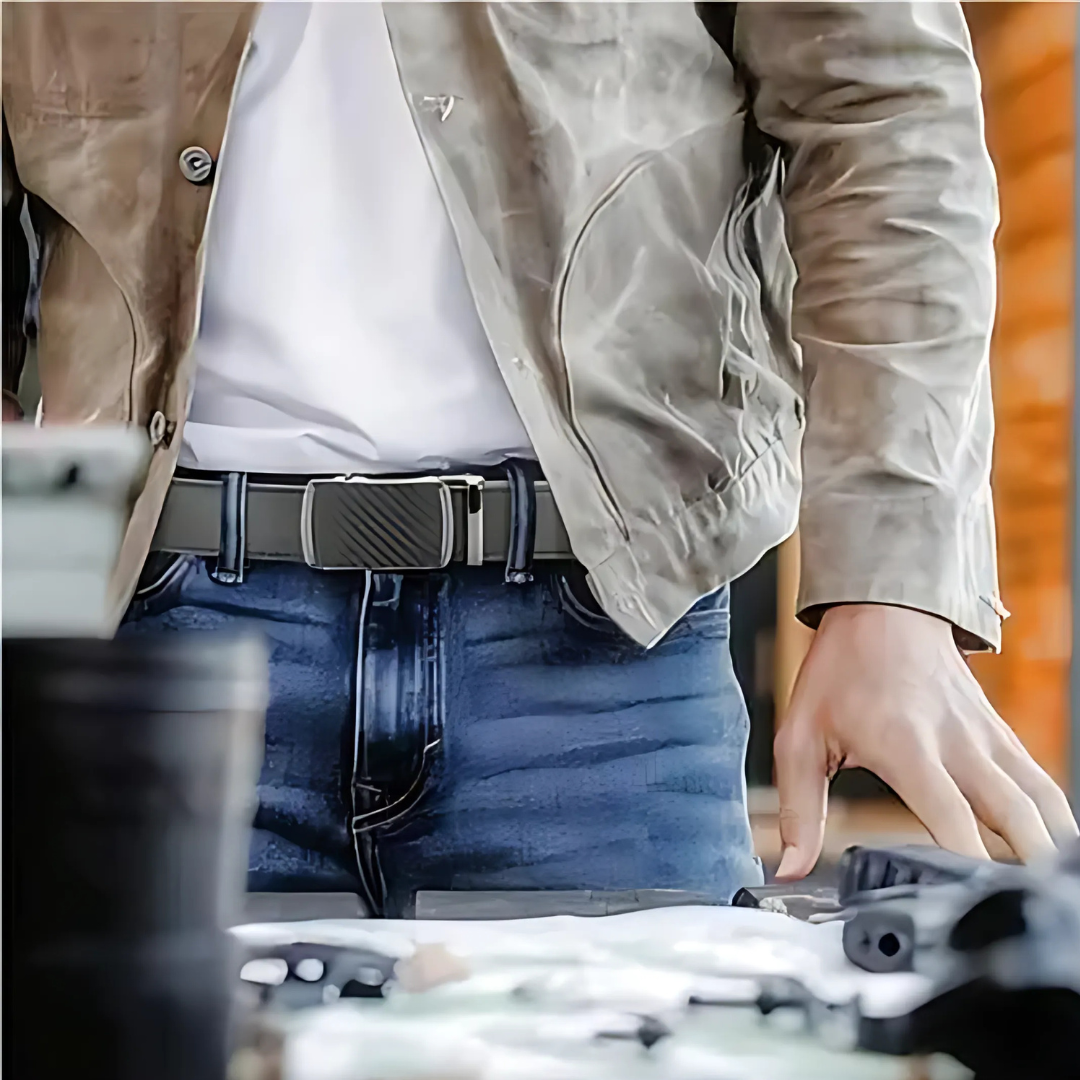 Icone™ ClassicBelt 1+1 GRATIS: Komfortabelt Klassisk Justerbart Spenne Belte For Menn