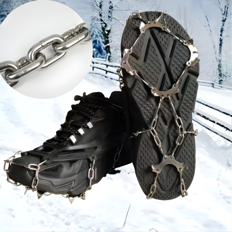 SnowChains – Sklisikker Trekk-På Sko Snøkjeder For Sikker Vintervandring