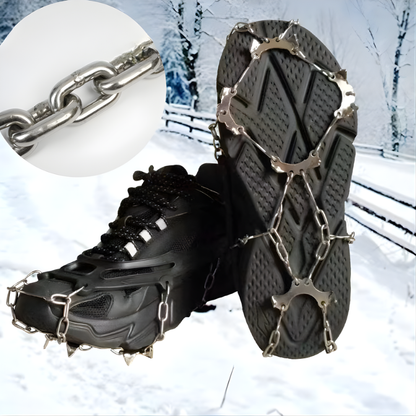 SnowChains – Sklisikker Trekk-På Sko Snøkjeder For Sikker Vintervandring