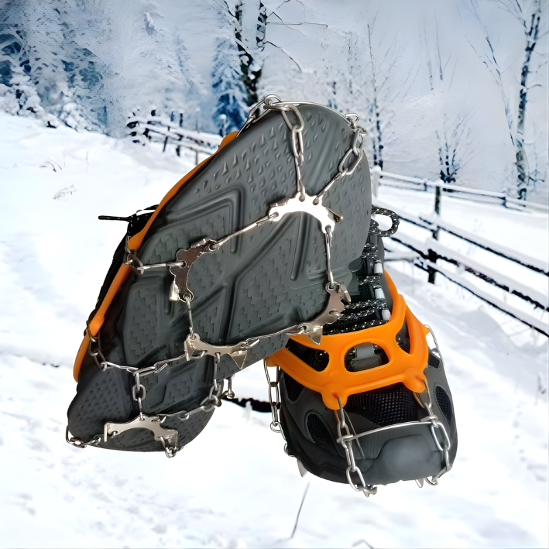 SnowChains – Sklisikker Trekk-På Sko Snøkjeder For Sikker Vintervandring