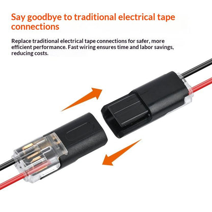SolderlessConnector 10+10 GRATIS - Hurtigt Sikker Forbindelse Loddefri Tråd Splejs Stik