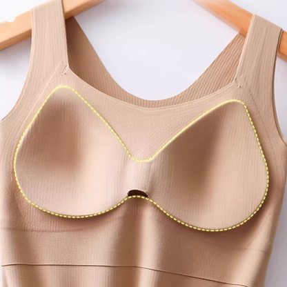 Icone™ SeamlessTank: Elegant Indbygget Komfort Støtte Seamless Tank Top