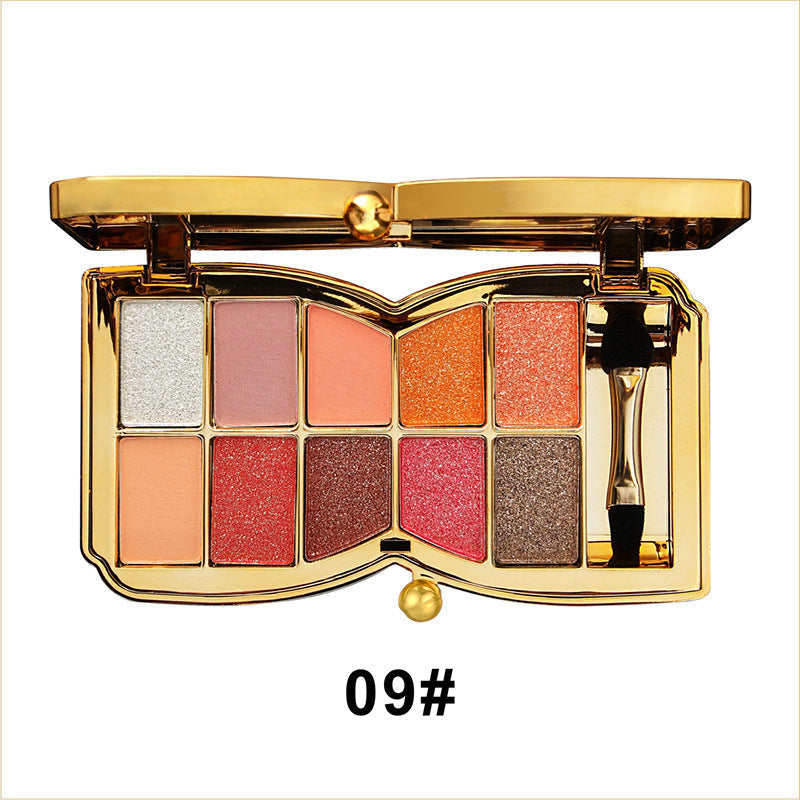 GlitterEyeshadow 1+1 GRATIS: Skinnende Glitterfarge Øyenskyggepalett