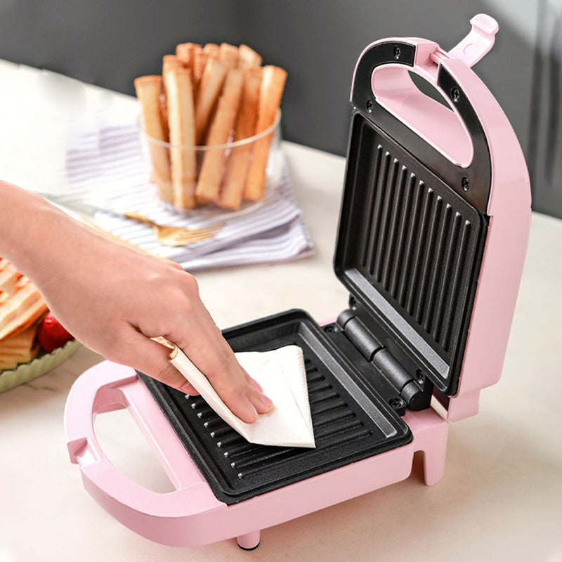 Globetrek° SandwichMaker: Mini Elektrisk Morgenmat Brødrister Og Sandwichbaker