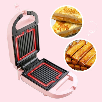Globetrek° SandwichMaker: Mini Elektrisk Morgenmat Brødrister Og Sandwichbaker