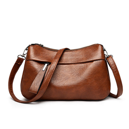 Icone™ CasualBag: Elegant, Avslappet Og Romslig Crossbody- Og Skulderveske