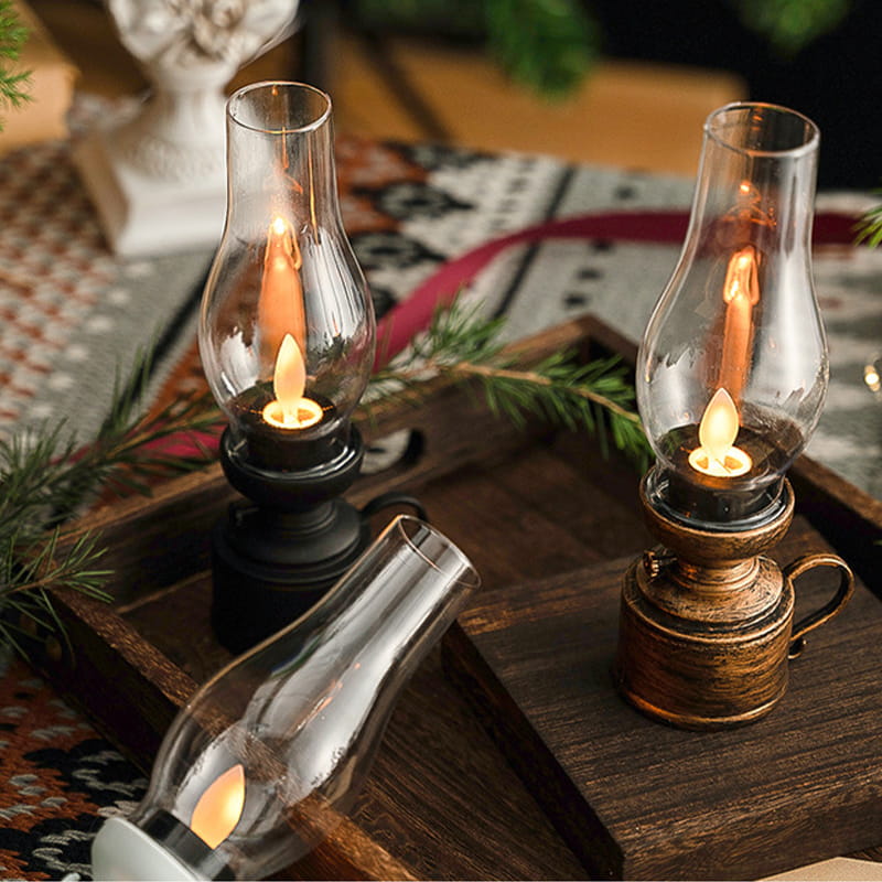 Ledsen™ VintageLamp 1+1 GRATIS: Vintage LED Petroleumslampe Med Flimrende Flamme