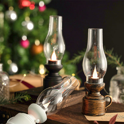 Ledsen™ VintageLamp 1+1 GRATIS: Vintage LED Petroleumslampe Med Flimrende Flamme