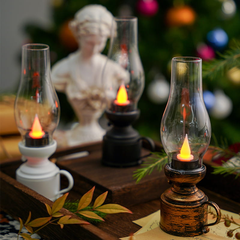 Ledsen™ VintageLamp 1+1 GRATIS: Vintage LED Petroleumslampe Med Flimrende Flamme