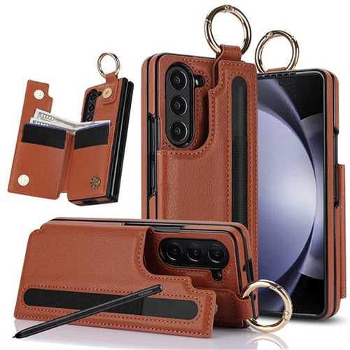 Icone™ FoldingCase: 3-i-1 Sammenleggbart Telefon-, Kort- og Lommeboketui