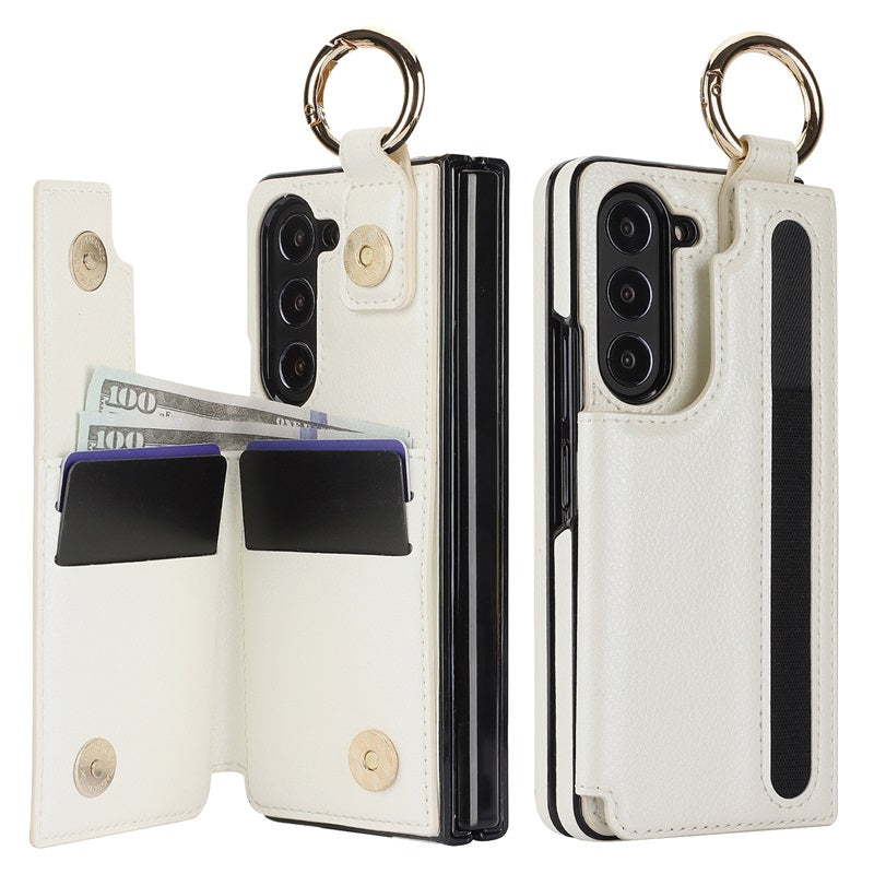 Icone™ FoldingCase: 3-i-1 Sammenleggbart Telefon-, Kort- og Lommeboketui