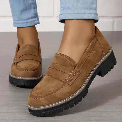 Happy™ WomenShoes: Tykke Såle Loafers Til Kvinner