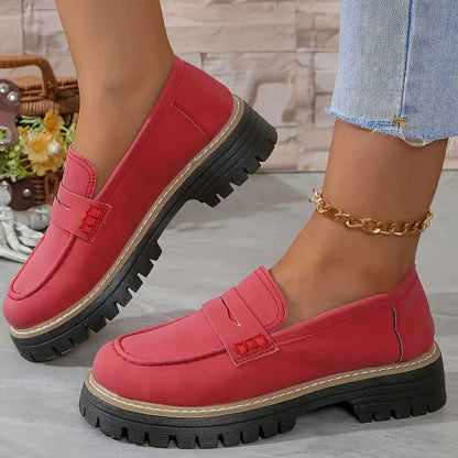 Happy™ WomenShoes: Tykke Såle Loafers Til Kvinner