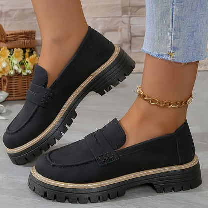 Happy™ WomenShoes: Tykke Såle Loafers Til Kvinner