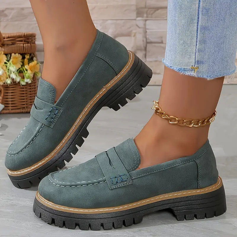Happy™ WomenShoes: Tykke Såle Loafers Til Kvinner