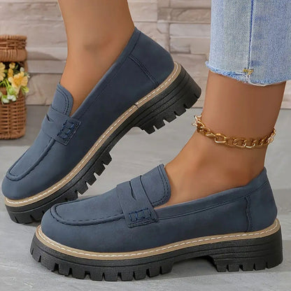 Happy™ WomenShoes: Tykke Såle Loafers Til Kvinner