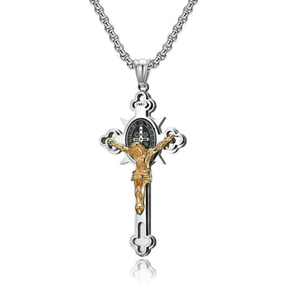 Jewelance™ CrossProtection 1+1 GRATIS: Åndelig Beskyttelse Kors Anheng Halskjede Med Gaveeske