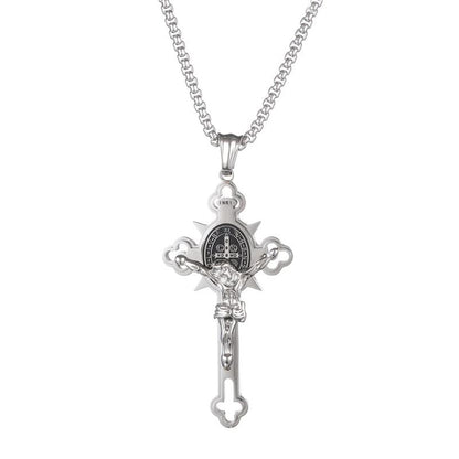 Jewelance™ CrossProtection 1+1 GRATIS: Åndelig Beskyttelse Kors Anheng Halskjede Med Gaveeske