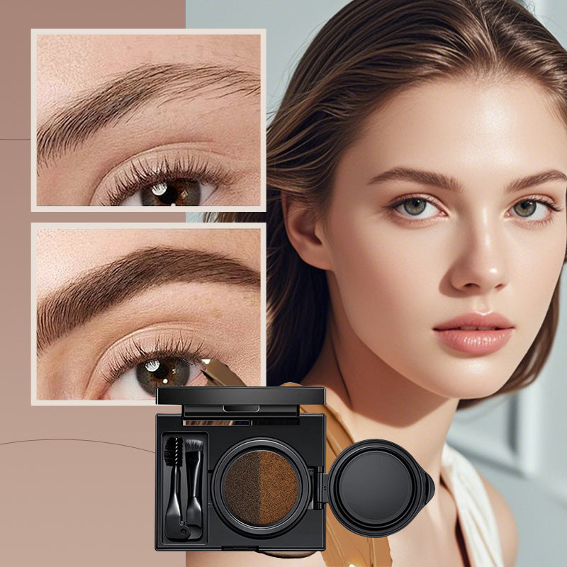EyeStamp 1+1 GRATIS - Dobbeltfarget Eyeliner Og Øyenbrynskrem Stempelsett