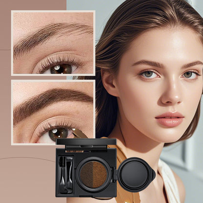 EyeStamp 1+1 GRATIS - Dobbeltfarget Eyeliner Og Øyenbrynskrem Stempelsett