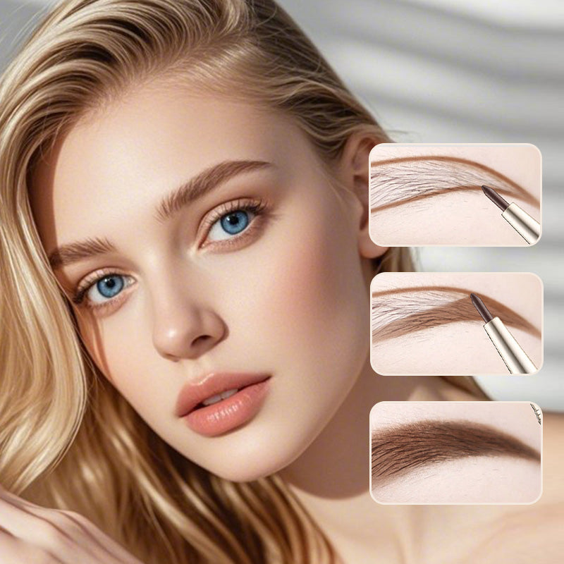 EyeStamp 1+1 GRATIS - Dobbeltfarget Eyeliner Og Øyenbrynskrem Stempelsett