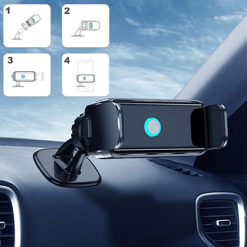 Holder360° PhoneClamp: Automatisk Klemme Til Dashbord Og Telefonholder Til Luftventil