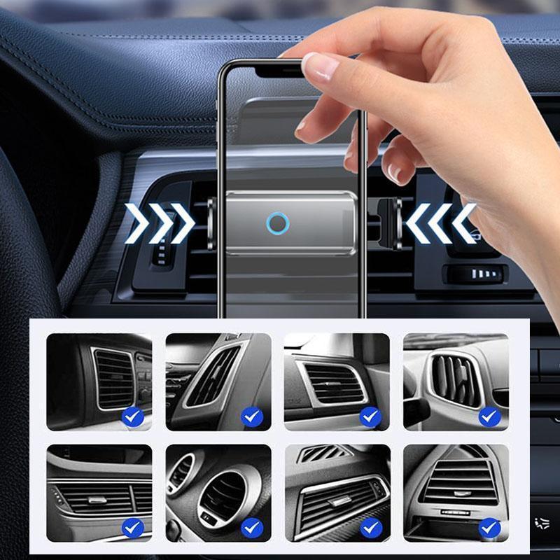 Holder360° PhoneClamp: Automatisk Klemme Til Dashbord Og Telefonholder Til Luftventil